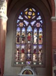 Stained glass windows of the Basilica