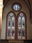 Stained glass windows of the Basilica