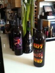 There's some Kiss wine too