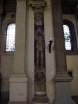 A cool painted column