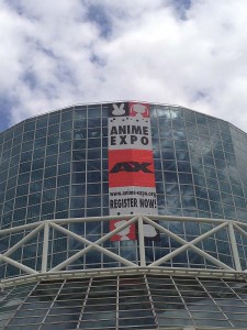 The banner for Anime Expo