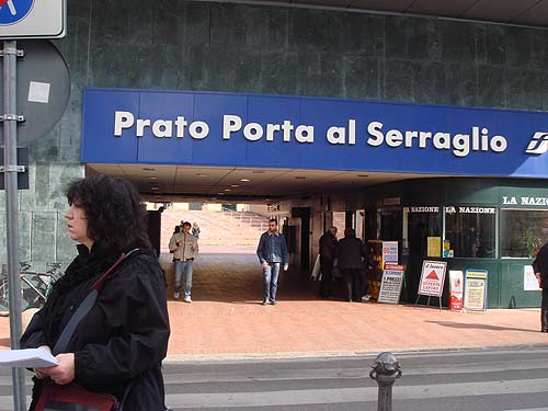 Aviva at the train station