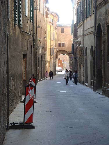 A street in Siena