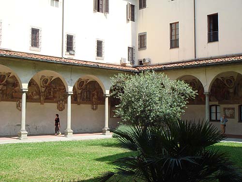 A view of part of the cloister