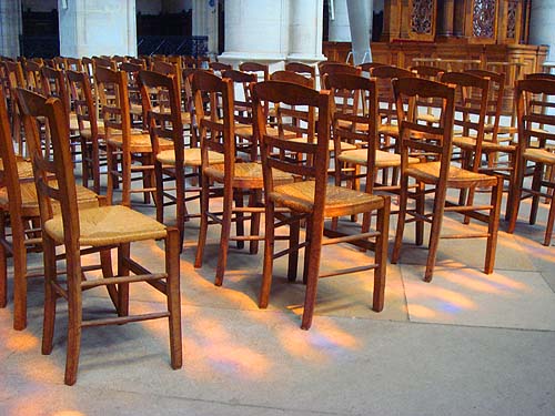 Chairs in light