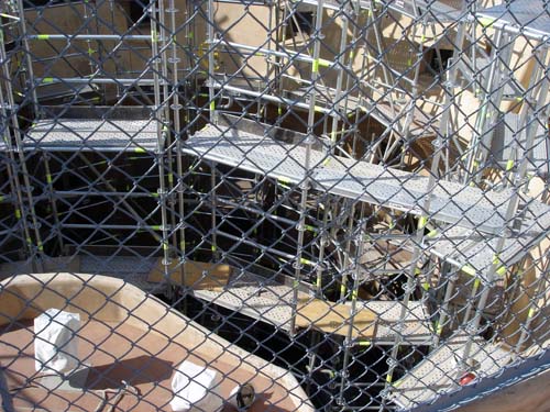 Construction at Casa Mila