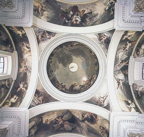 Ceiling frescos