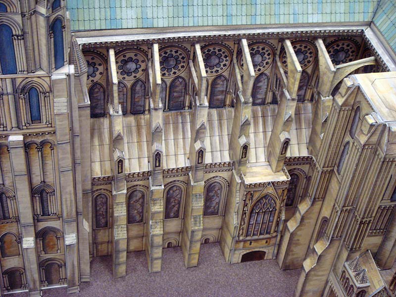 Paper model of Chartres Cathedral – IT’S DONE! | Aleph Naught &amp; the ...