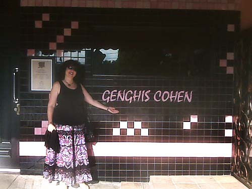 Dinner at Genghis Cohen in Hollywood