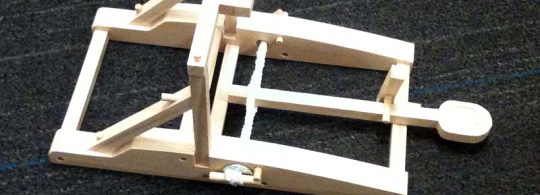 Catapult kit, assembled