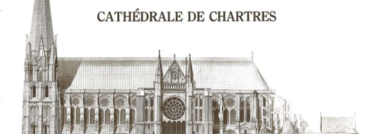 Brochure from Chartres Cathedral paper model – Cathédrale De Chartre