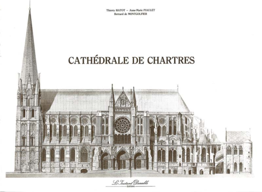 Brochure from Chartres Cathedral paper model – Cathédrale De Chartre