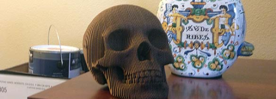 Vince, the cardboard skull kit