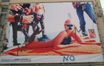 David LeChapelle's image hanging outside in Palermo