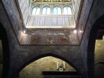 The ceiling and four sides of a tower in the parliment building