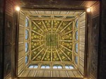 The ceiling and four sides of a tower in the parliment building