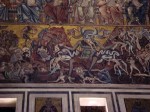 The mosaic detail of the devil