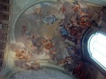 The ceiling of the Brancacci chapel