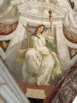 A detail from the dome