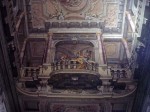 A detail of the ceiling near the altar