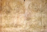 Drawing of Last Supper by Ghirlandaio