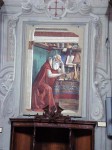 A fresco of St. Jerome by Botticelli