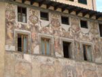 Painted building facades
