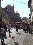 The San Lorenzo open-air market