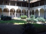 A view of the cloister of Santa Maria del Carmine