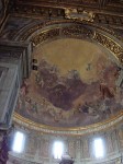 The ceiling above the altar