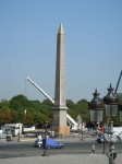 The plynth marks the spot where Louis XVI was beheaded