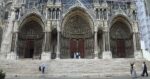 The right side facade