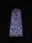 The famous blue windows of Chartres Cathedral