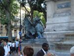 A dragon fountain