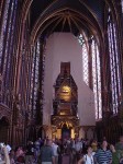 The altar, under renovation
