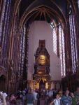 The altar, under renovation