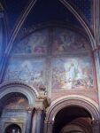 A fresco next to the altar