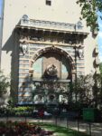 A building in the park outside St. Germain Des Pres