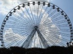 The ferris wheel at the Tuileries amusement park