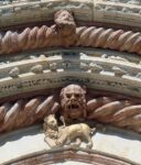 A cool detail above the exit to the Duomo