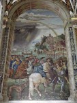 Fresco panel on the walls of the library