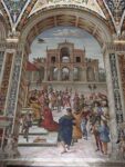 Fresco panel on the walls of the library