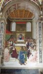 Fresco panel on the walls of the library