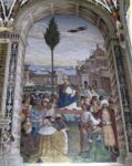 Fresco panel on the walls of the library