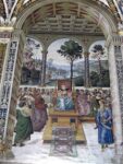 Fresco panel on the walls of the library