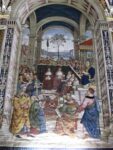 Fresco panel on the walls of the library