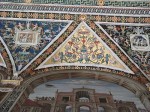 Grotesques that decorate the ceiling