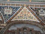 Grotesques that decorate the ceiling