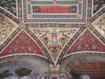Grotesques that decorate the ceiling
