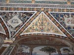 Grotesques that decorate the ceiling